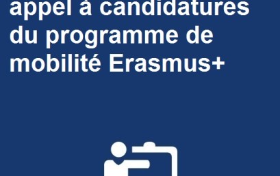 Ouverture du 1er appel à candidatures du programme de mobilité Erasmus+ avec L’Université «Santiago De Compostela » en Espagne