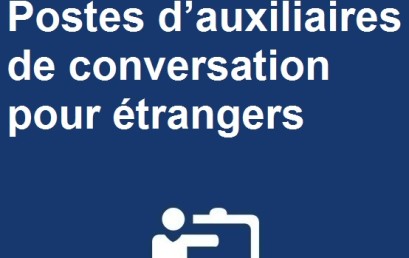 Maroc-Espagne/ Postes d’auxiliaires de conversation pour étrangers